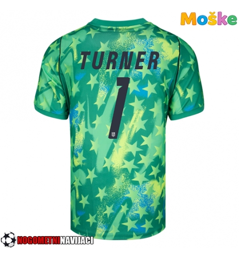 Moške Nogometnih dresov Združene države Matt Turner #1 Vratar Domači SP 2026 Kratki rokavi Moške Nogometnih dresov Združene države Matt Turner #1 Vratar Domači SP 2026 Kratki rokavi